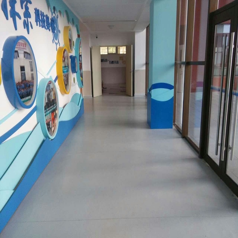 麻豆APP下载入口塑胶地板案例欣赏|青岛市第六十八中学