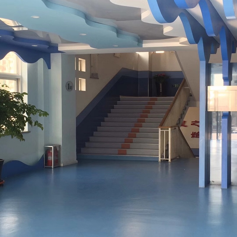 麻豆APP下载入口塑胶地板案例欣赏|青岛麦岛小学