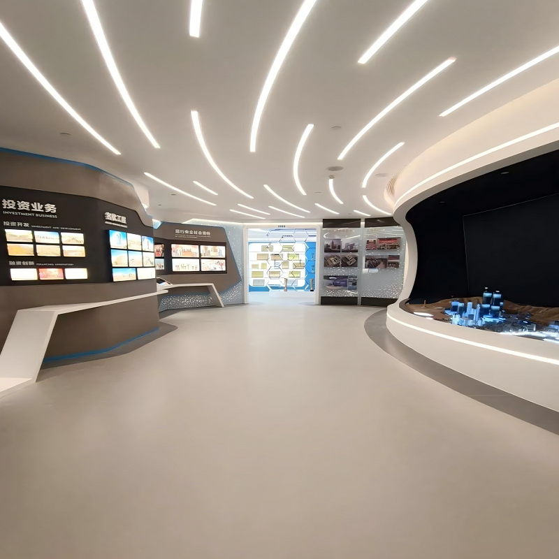 橡胶地板展览馆地板麻豆APP下载入口塑胶地板